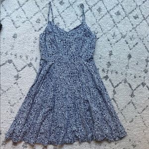 Navy blue/white floral sundress